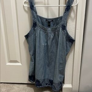 Lucky Brand Denim Sleeveless Top